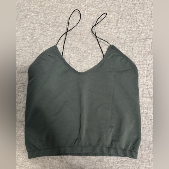 NWOT Free People Skinny Strap Seamless Brami in Charcoal Gray, XS/S - Picture 1 of 4